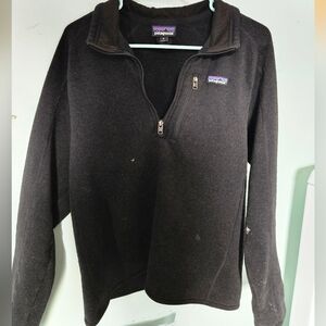 Patagonia Black Fleece Quarter Zip M
